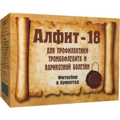 АЛФИТ - 18 ДЛЯ ПРОФИЛАКТИКИ ТРОМБОФЛЕБИТА,ВАРИКОЗА,120гр