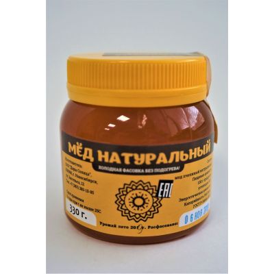 Мёд натуральный ТАЁЖНОЕ РАЗНОТРАВЬЕ, 0,33 кг