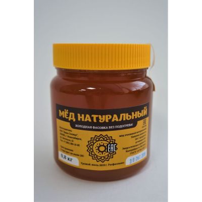 Мёд натуральный ТАЁЖНОЕ РАЗНОТРАВЬЕ, 0,8 кг