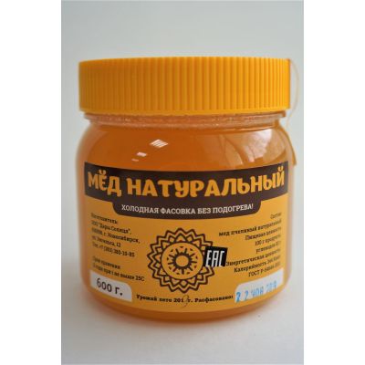 Мёд натуральный АКАЦИЯ С ДОННИКОМ, 0,6 кг