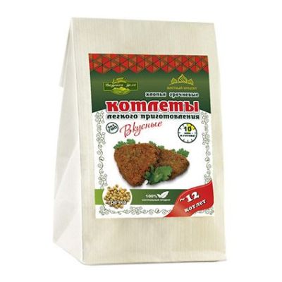 Котлеты ГРЕЧНЕВЫЕ (Вкусное дело), 230 г