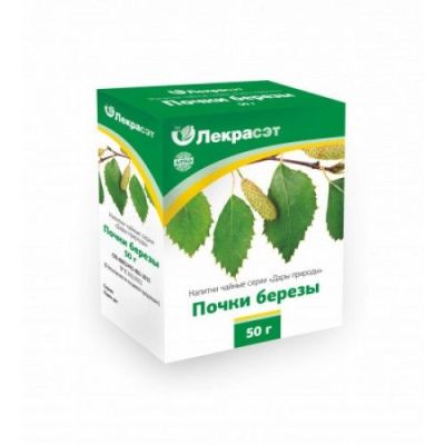 Береза почки Дары природы, 50 г