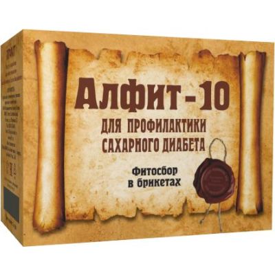 АЛФИТ - 10 ДЛЯ ПРОФИЛАКТИКИ САХАРНОГО ДИАБЕТА,120гр