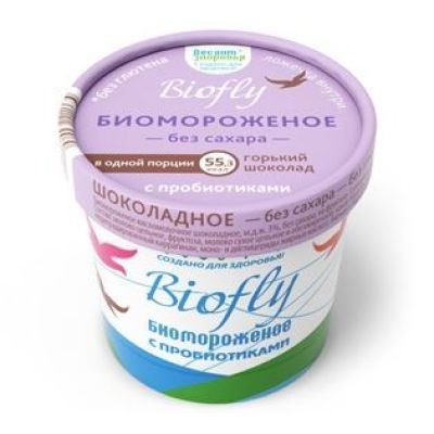 Био-Мороженое BioFly Горький шоколад,45гр