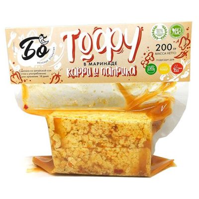 Сыр тофу карри паприка Бо, 250 г
