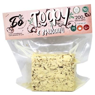 Сыр тофу с грибами Бо, 250 гр