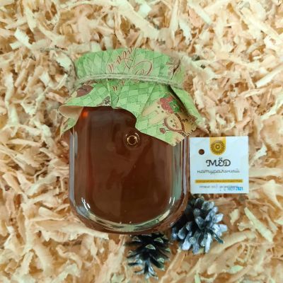 Мед таежное разнотравье стекло, 0,9 кг