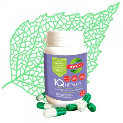 Капсулы IQ hepato Сиб крук, 84 капсулы
