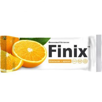 Финиковый батончик Finix апельсин + арахис