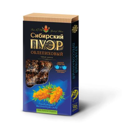 “Сибирский пуэр” облепиха, плиточный, 96г