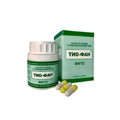 ТИОФАН фито Концентрат пищевой с антиоксидантным действием, 30 капсул (3,9 г. Тиофана)