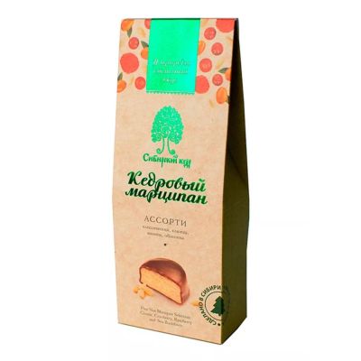 Кедровый МАРЦИПАН ассорти 70г Сибирский Кедр